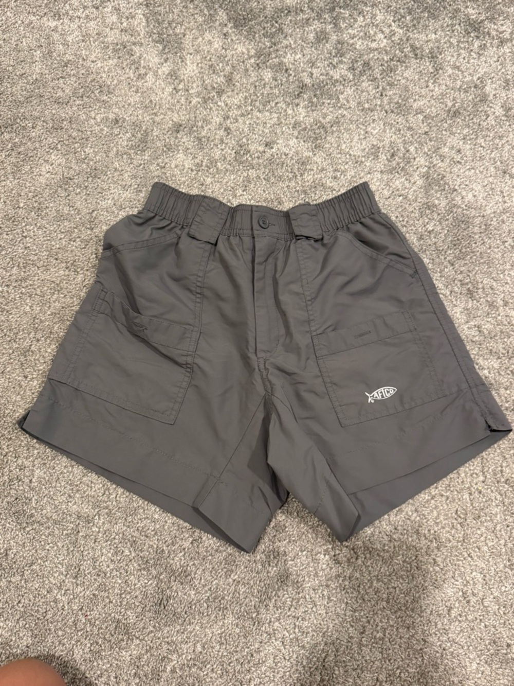 Aftco 🐠 | Men's Gray Fishing Shorts